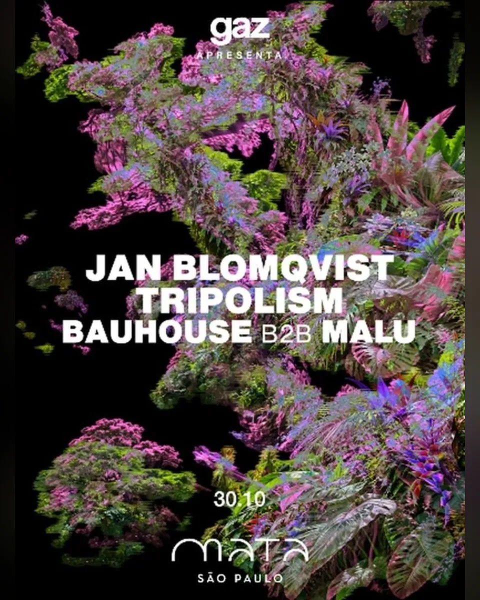 Arte oficial de Jan Blomqvist & Tripolism | Mata São Paulo