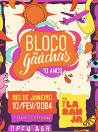 BLOCO DAS GAÚCHAS 10 ANOS | FESTA LARANJA