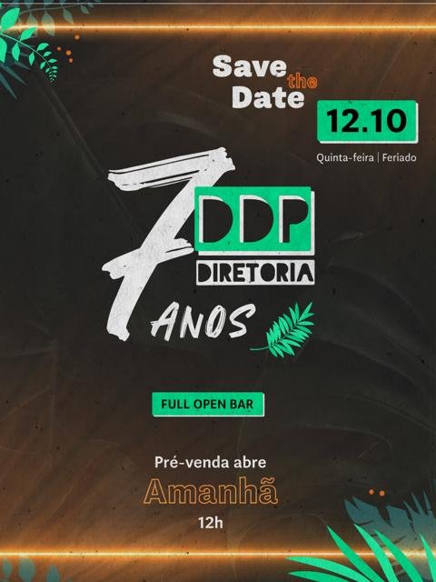 DDP 7 Anos :: Full Open Bar | Rio de Janeiro