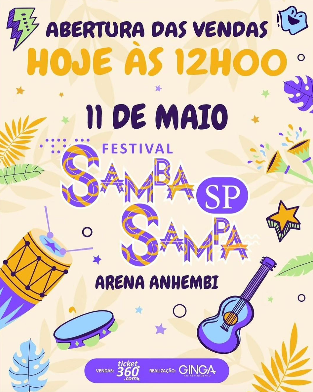 Samba Sampa SP 2024: Menos é Mais, Belo, Sorriso Maroto e mais