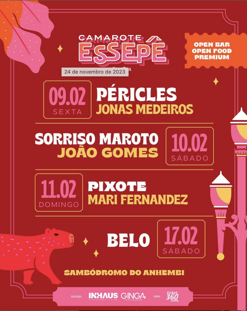 CAMAROTE ESSEPÊ 2024