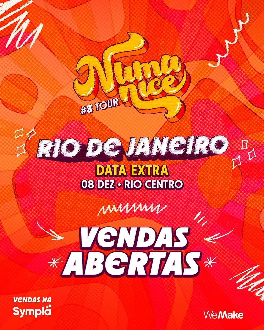 Numanice Rio de Janeiro: Data Extra – 08/12/24