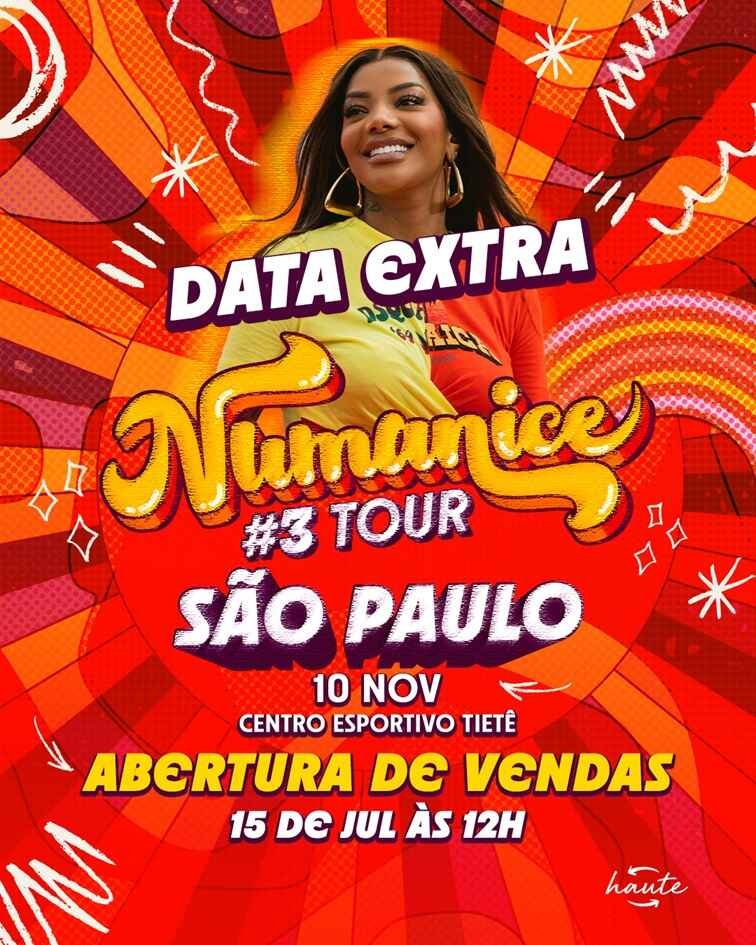 Numanice São Paulo: Data Extra – 10/11/2024