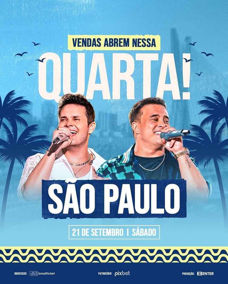 Praiou: Matheus & Kauan em SP