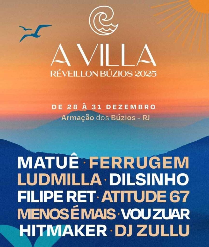 Réveillon A Villa 2025 – Búzios/RJ