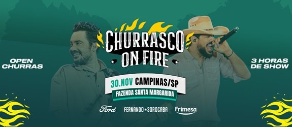 Churrasco On Fire Campinas com Fernando & Sorocaba