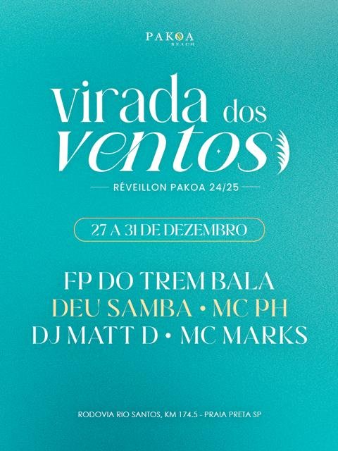 Virada dos Ventos – Réveillon Pakoa 2025