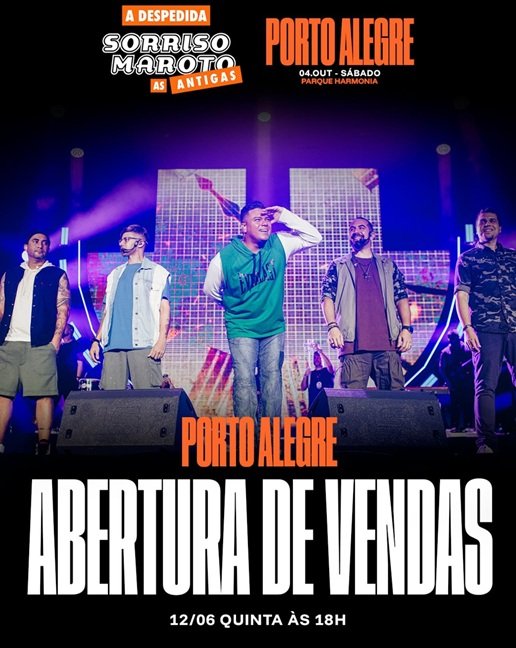 Turnê Sorriso Maroto As Antigas 2025 – Porto Alegre