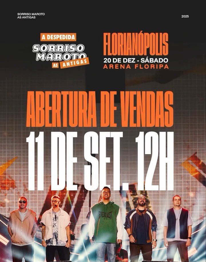 Turnê Sorriso Maroto As Antigas 2025 – Florianópolis