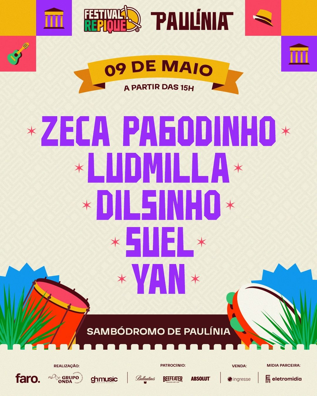 Festival Repique – Paulínia 2026