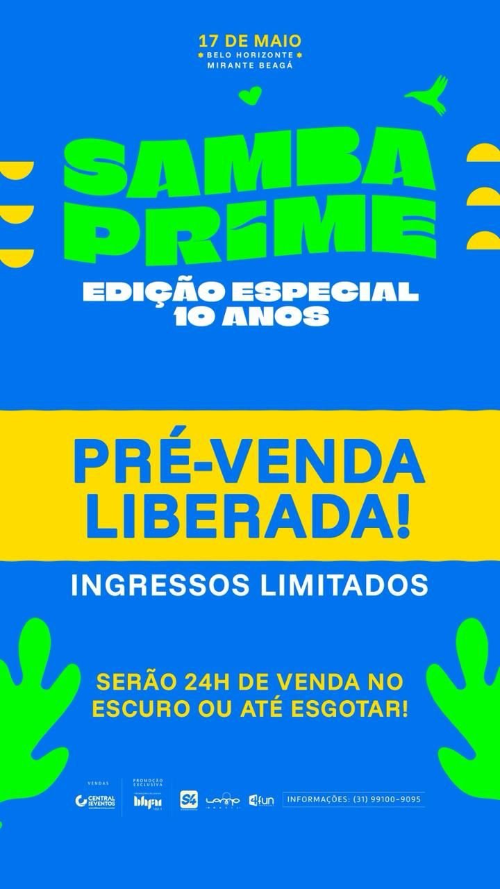 SAMBA PRIME FESTIVAL 2025 – BELO HORIZONTE