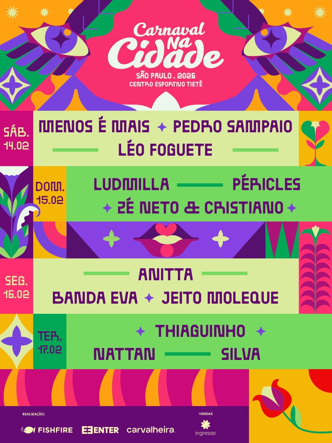 Carnaval na Cidade 2026