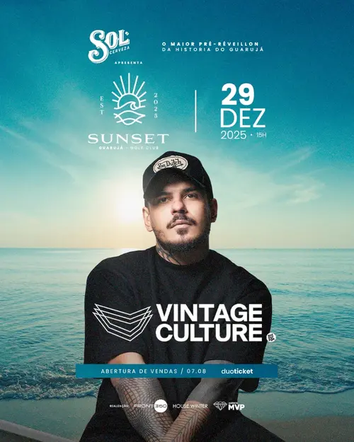 Sunset on the Beach Guarujá 2025