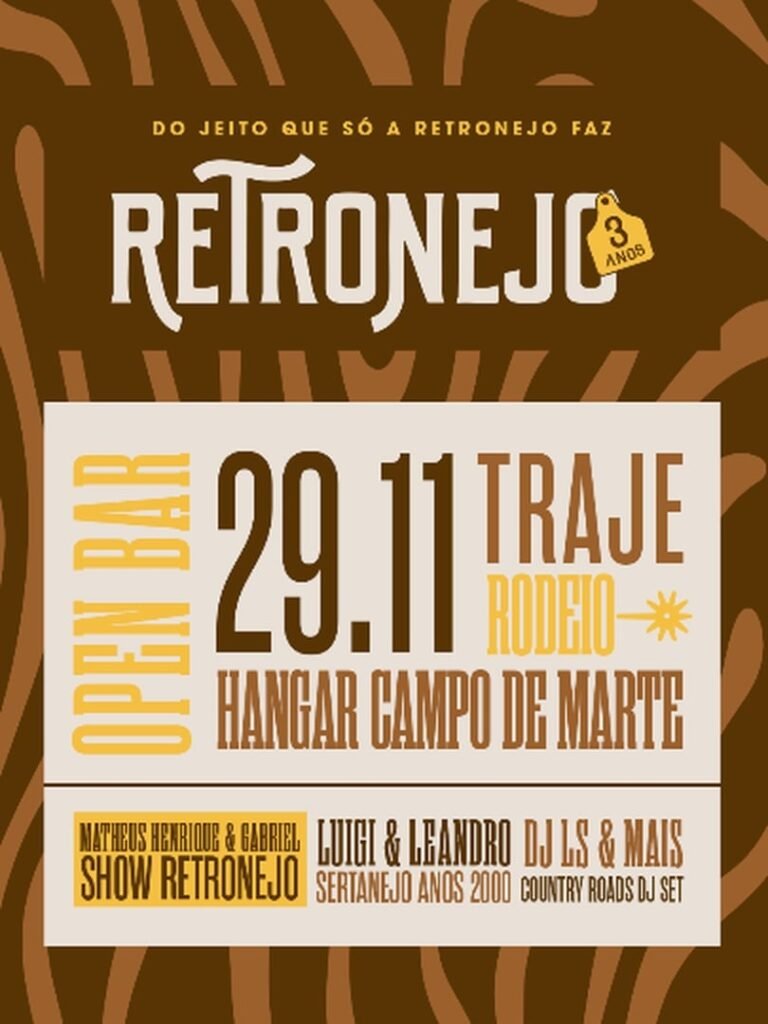 Retronejo – 3 Anos