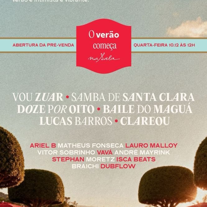 NaSala de Verão 2026