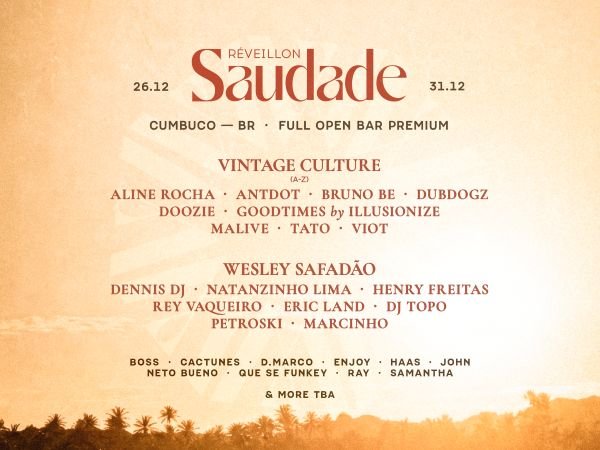 Réveillon Saudade 2027