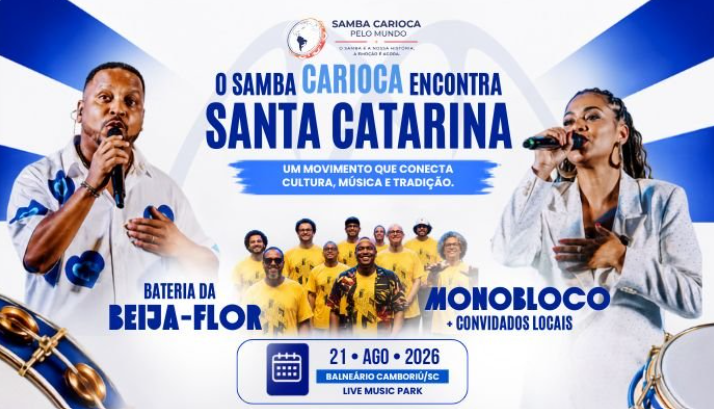 Samba Carioca Pelo Mundo – Balneário Camboriu