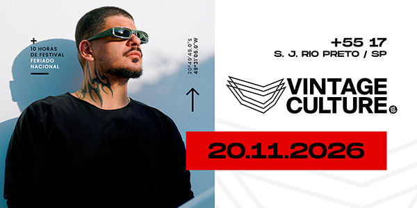 Vintage Culture em São José do Rio Preto 2026